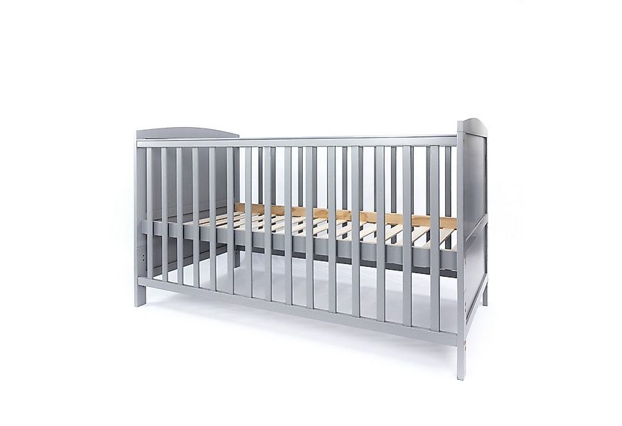 Puckdaddy GmbH Babybett Mika 70x140 mitwachsend, Babybett grau, Holz - umba günstig online kaufen