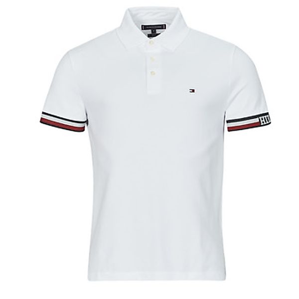 Tommy Hilfiger  Poloshirt MONOTYPE FLAG CUFF SLIM FIT POLO günstig online kaufen
