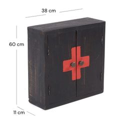 DESIGN DELIGHTS Wandregal MEDIZINSCHRANK MEDIC, 35x35x13cm, günstig online kaufen