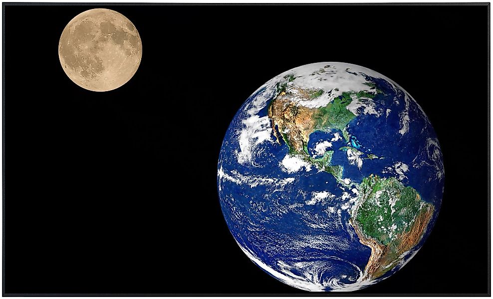 Papermoon Infrarotheizung »Erde und Mond«, sehr angenehme Strahlungswärme günstig online kaufen