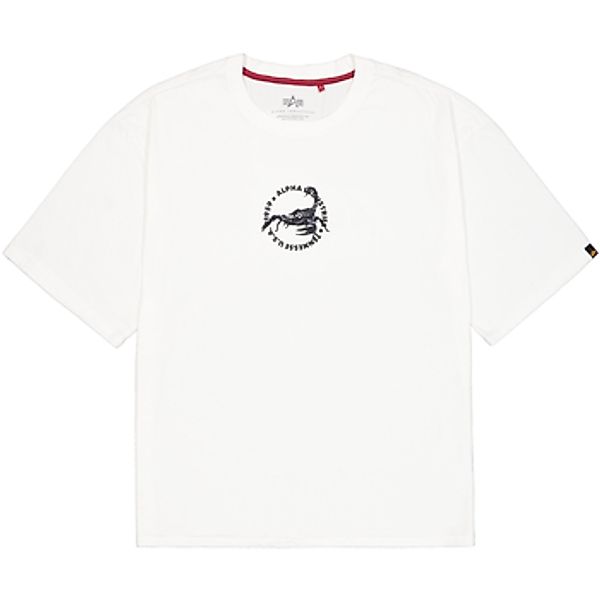 Alpha Industries  T-Shirt US Scorpion Backprint T-Shirt - white günstig online kaufen