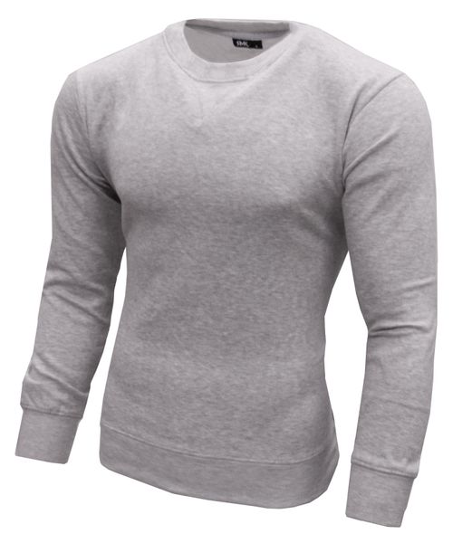 RMK Rundhalspullover Herren Pullover Langarmshirt Basic günstig online kaufen