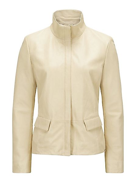 Milestone Lederjacke MSKreta mit Zwei-Wege-Reißverschluss aus Lammleder günstig online kaufen