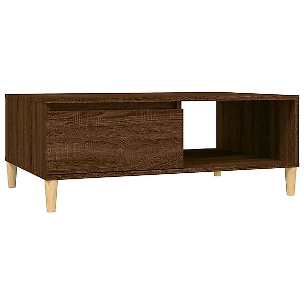 vidaXL Couchtisch Braun Eichen-Optik 90x60x35 cm Holzwerkstoff Modell 4 günstig online kaufen