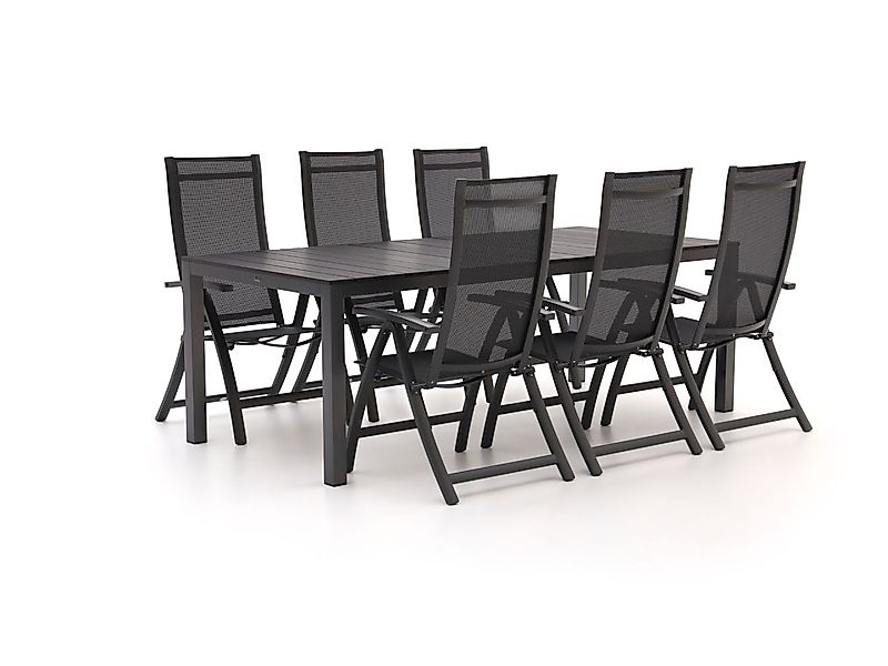 Bellagio Trappeto/Fidenza 220 cm Gartenmöbel-Set 7-Teilig verstellbar günstig online kaufen