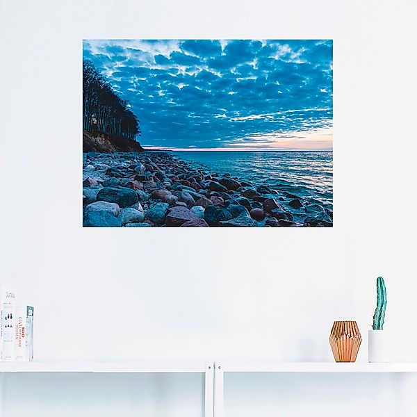 Artland Wandbild "Steine an der Küste der Ostsee", Küste, (1 St.), als Lein günstig online kaufen