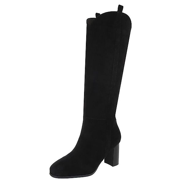 Ital-Design Damen Elegant High-Heel-Stiefel (88489522) Blockabsatz günstig online kaufen