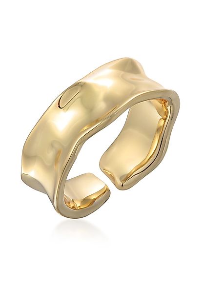 Elli Fingerring Bandring Offen Struktur für günstig online kaufen