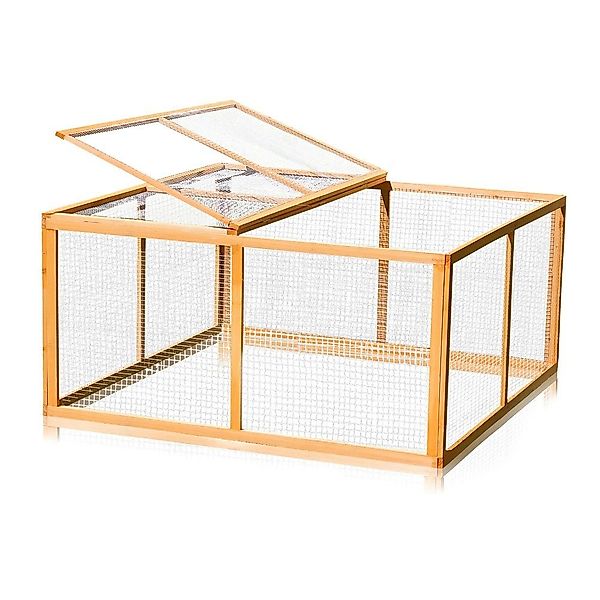 Feel2Home Freigehege Holz Freilauf Freigehege Hasenstall günstig online kaufen