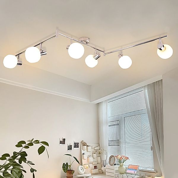 ZMH Deckenstrahler 6 Flammig Deckenleuchte E14 günstig online kaufen