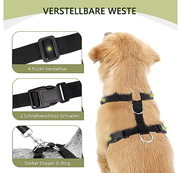 Beaface Geschirr Hundegeschirr Hunde mit Leine, Step-in Geschirr aus Air Me günstig online kaufen