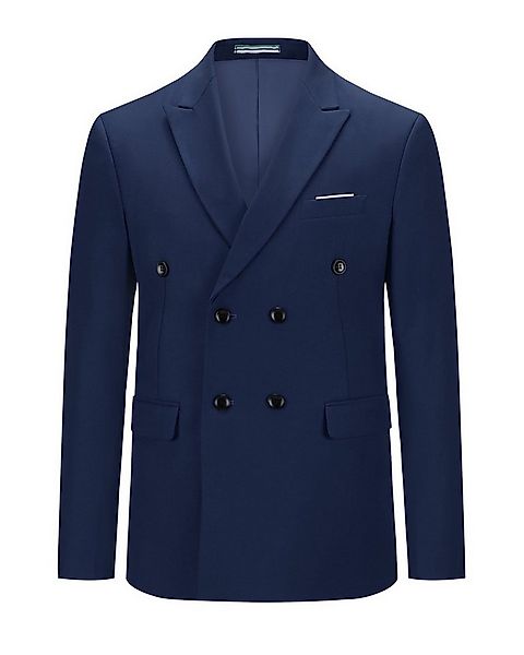 Allthemen Anzugsakko zweireihiger Herrensakko Slim Fit eleganter Hochzeitsb günstig online kaufen