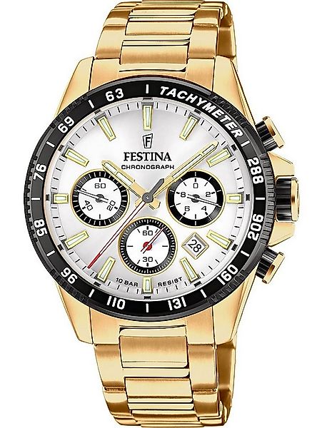Festina Quarzuhr Festina F20634/1 Timeless Chronograph Herrenuhr 45mm Festi günstig online kaufen