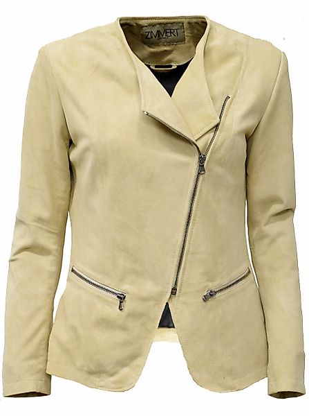 Zimmert Leather Lederjacke Milla weiches Velourleder, günstig online kaufen