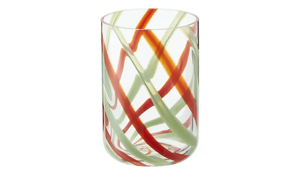 HOME STORY Vase   ¦ mehrfarbig ¦ Glas ¦ Maße (cm): H: 19  Ø: 13.5 Weihnacht günstig online kaufen