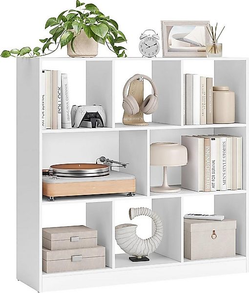 VASAGLE Bücherregal, Regal, Würfelregal, Standregal, 8 offene Fächer günstig online kaufen