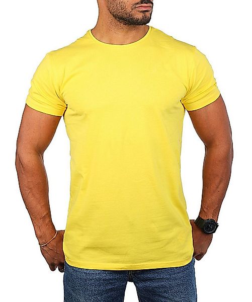 Young & Rich T-Shirt Herren Uni Basic rundhals Ausschnitt Unterziehshirt 17 günstig online kaufen