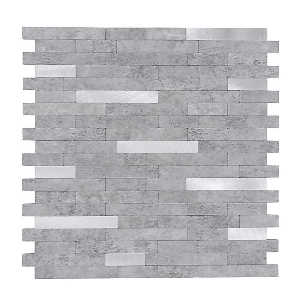 Dalsys Wandpaneel 1m² 11 Stück selbstklebend, BxL: 29.8x29.2 cm, (Sand Silb günstig online kaufen