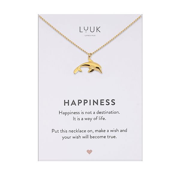 LUUK LIFESTYLE Kette mit Anhänger Delfin, günstig online kaufen