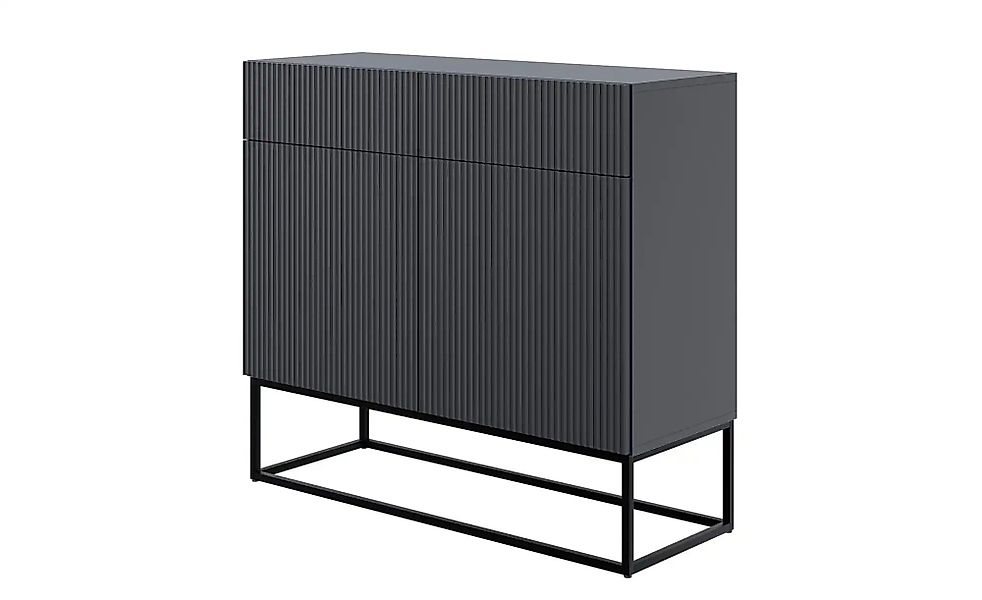 Sideboard  Veldio ¦ schwarz ¦ Maße (cm): B: 100 H: 90 Kommoden & Sideboards günstig online kaufen