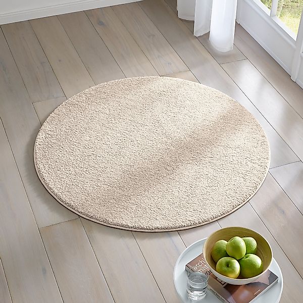 TaCa Home Teppich Kurzflor-Frisee-Teppich, rechteckig, Höhe: günstig online kaufen