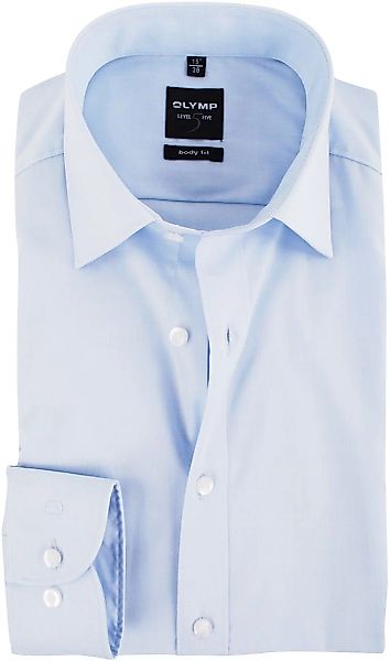 OLYMP Level Five Hemd Hellblau Body Fit - Größe 40 günstig online kaufen