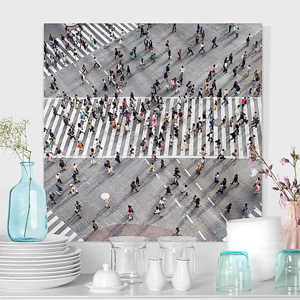 Leinwandbild Shibuya Crossing in Tokio günstig online kaufen