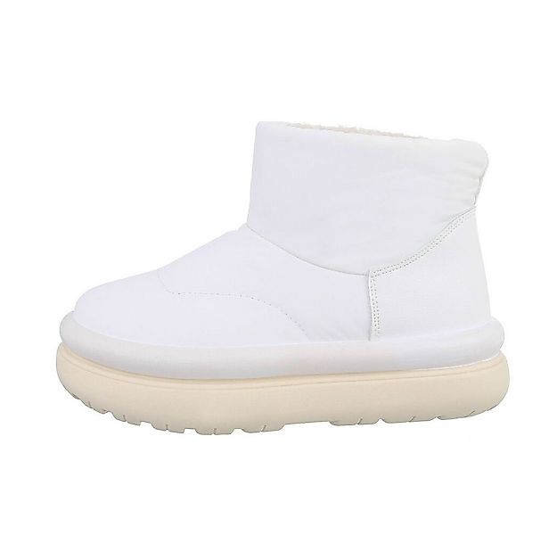 Ital-Design Damen Snowboots Freizeit Snowboots (85136659) Flach Plateaustie günstig online kaufen