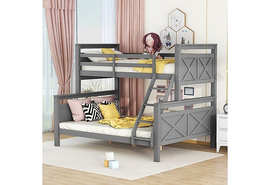 Odikalo Kinderbett Etagenbett umbaubar in 2 getrennte Betten 90(140)x200 We günstig online kaufen