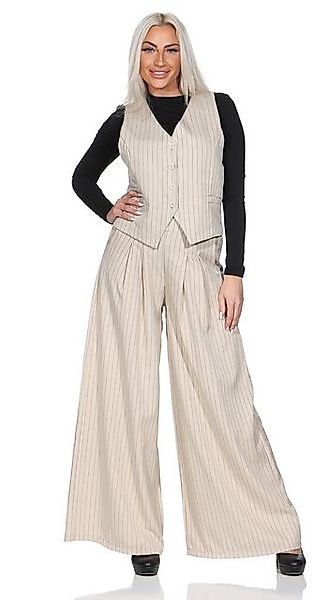 OriginalYou Anzughose Damen Freizeithose moderne Culotte Nadelstreifen Opti günstig online kaufen