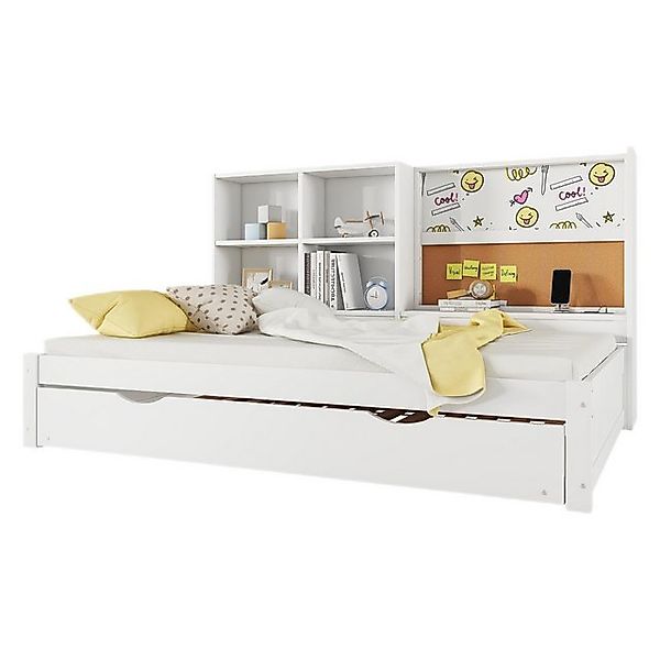 Ulife Kinderbett Schlafsofa mit ausziehbarem Bett,usb-Ladeanschluss, günstig online kaufen