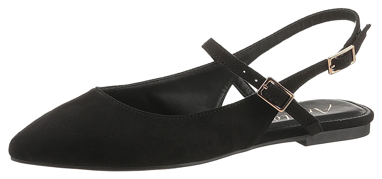 Aniston SHOES Slingpumps Flat, Sommerschuh, Riemchensandale günstig online kaufen