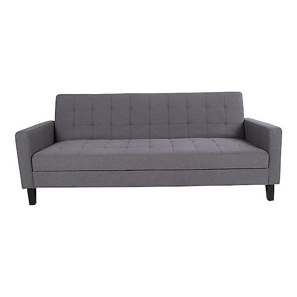 ebuy24 Schlafsofa Mina Schlafsofa dunkelgrau, schwarze Beine. günstig online kaufen