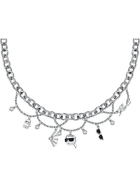 KARL LAGERFELD Collier Karl Lagerfeld Damen-Kette Edelstahl 5 Kristall günstig online kaufen