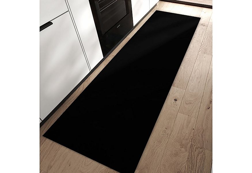 Primedeco Teppich Küchenteppich Schwarzer Hintergrund PVC rutschfest abwasc günstig online kaufen