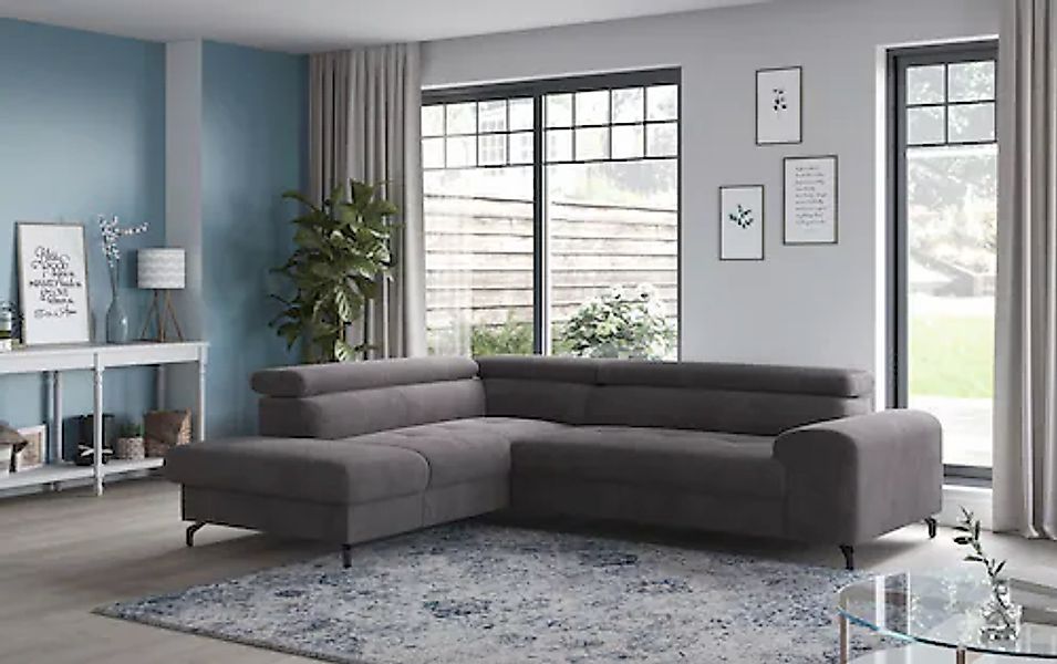 COTTA Ecksofa »Aura L-Form«, mit Schlaffunktion, Bettkasten und Kopfteilver günstig online kaufen