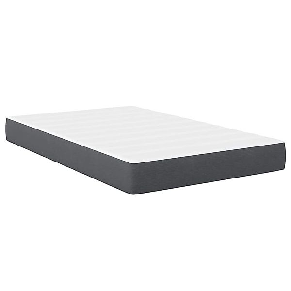 vidaXL Bett Bettmatratze mit Matratze Grau günstig online kaufen