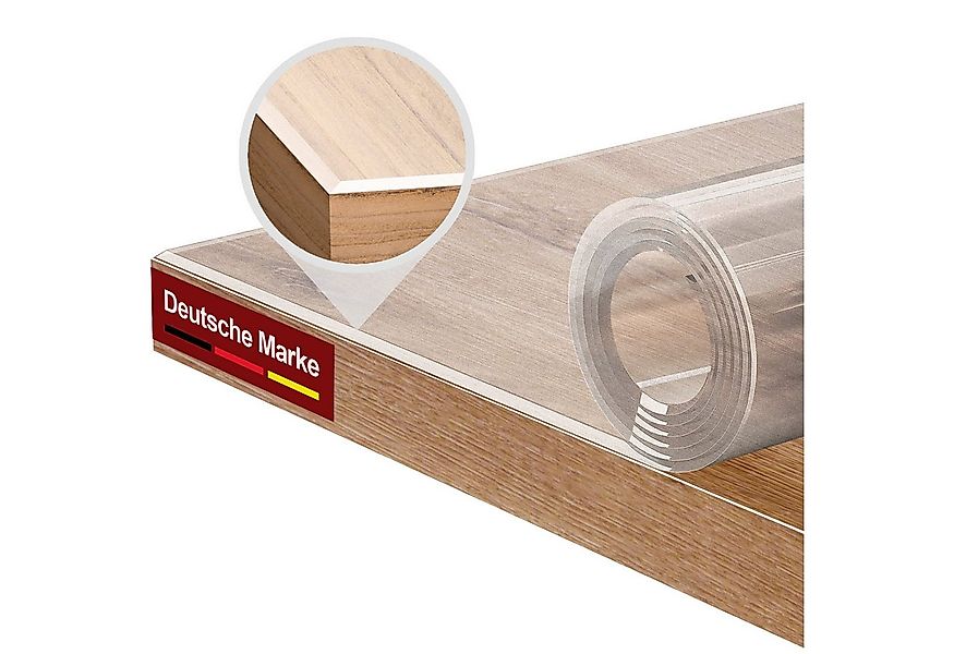 Ertex Tischdecke Tischdecke leicht mattierte Folie 2,2 mm abgeschrägte Kant günstig online kaufen