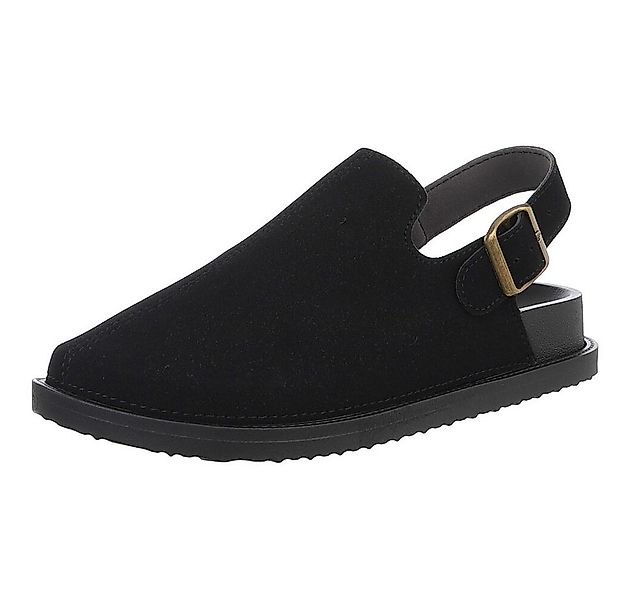 Ital-Design Damen Mules Freizeit Riemchensandalette (88828390) Flach Riemch günstig online kaufen