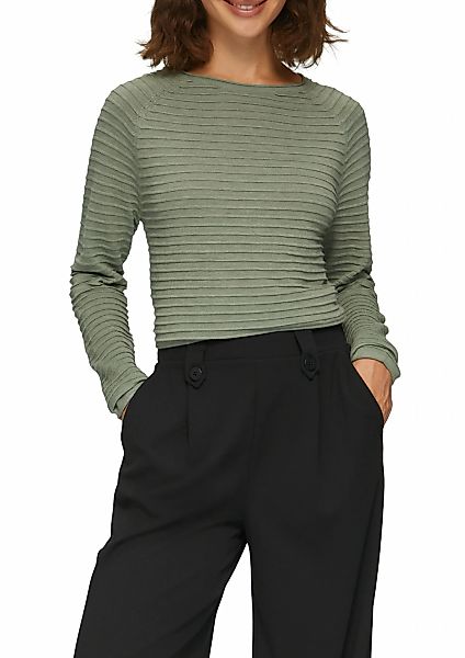 QS Strickpullover mit Strukturmuster günstig online kaufen