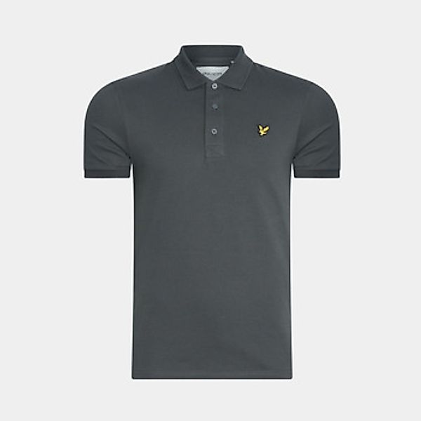 Lyle & Scott  Poloshirt Plain polo shirt - gunmetal günstig online kaufen