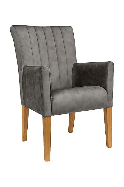 Home affaire Armlehnstuhl "King" () Esszimmerstuhl, Beingestell Massivholz günstig online kaufen