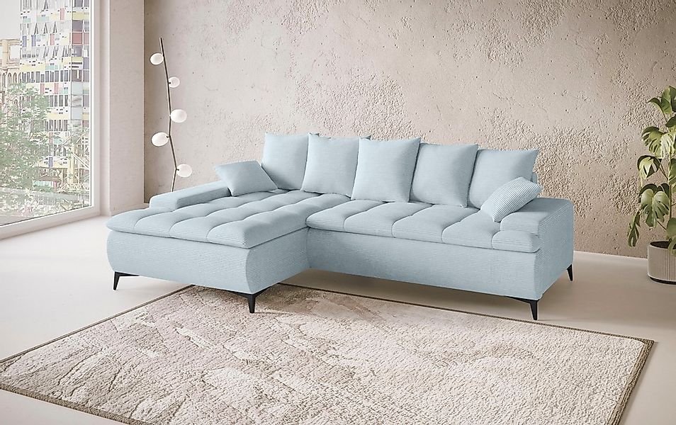 Mr. Couch Ecksofa "Haiti III, L-Form", Mit Kaltschaum, bis 140 kg belastbar günstig online kaufen