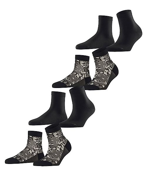 Esprit Kurzsocken Geranium Flower 4-Pack (4-Paar) günstig online kaufen