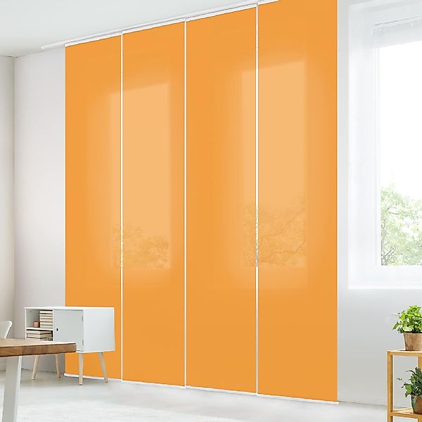 Bilderdepot24 Schiebegardine modern Flächenvorhang blickdicht Mango, günstig online kaufen