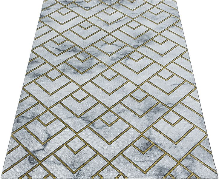 Ayyildiz Teppiche Teppich »NAXOS 3813«, rechteckig, 12 mm Höhe, Läufer, Woh günstig online kaufen