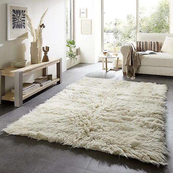 THEKO Bettumrandung "Flokos 2" Höhe 64 mm Läufer-Set, Hochflor, Uni-Farben, günstig online kaufen