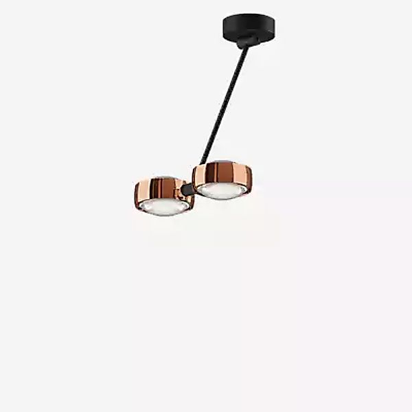 Occhio Sento Soffitto Doppio 40 Up D Deckenleuchte LED 2-flammig, Kopf rosé günstig online kaufen