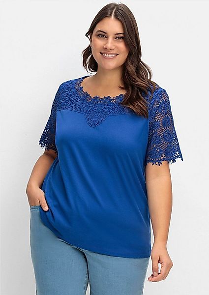 Sieh an! T-Shirt Shirt Kurzarm mit Rundhalsausschnitt günstig online kaufen