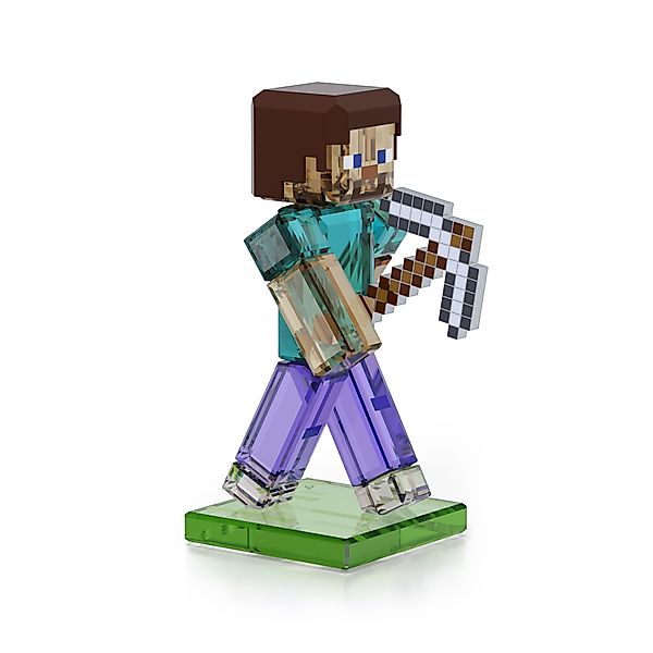 Swarovski Dekofigur Kristallfigur Sammelfigur Minecraft Steve, günstig online kaufen